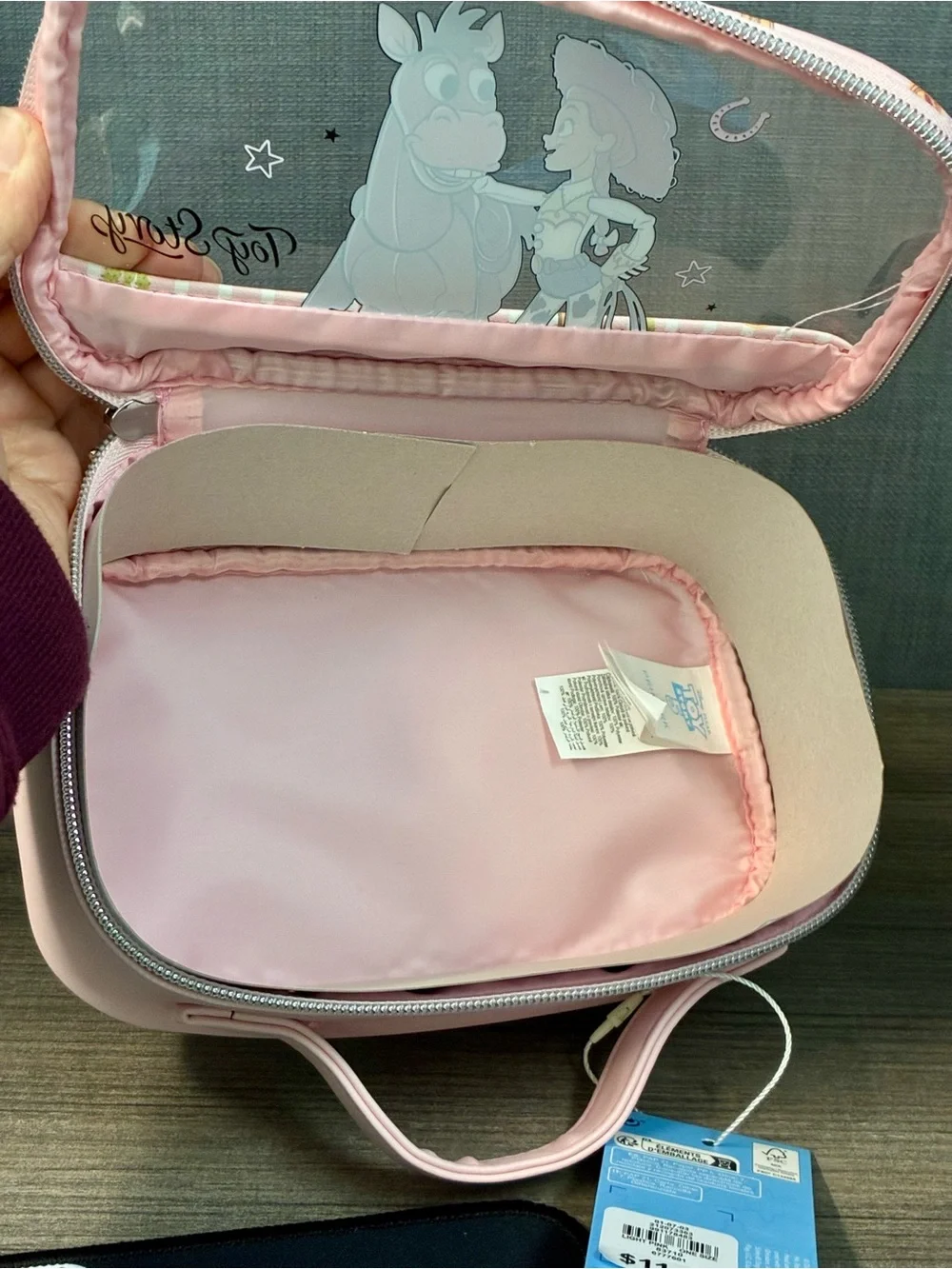 Disneys Pixar Toy Story Pink Travel Bag